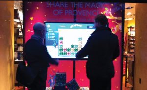 interactive touch foil retail stores