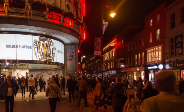 Shopping Centres 1 rear projection film ms2