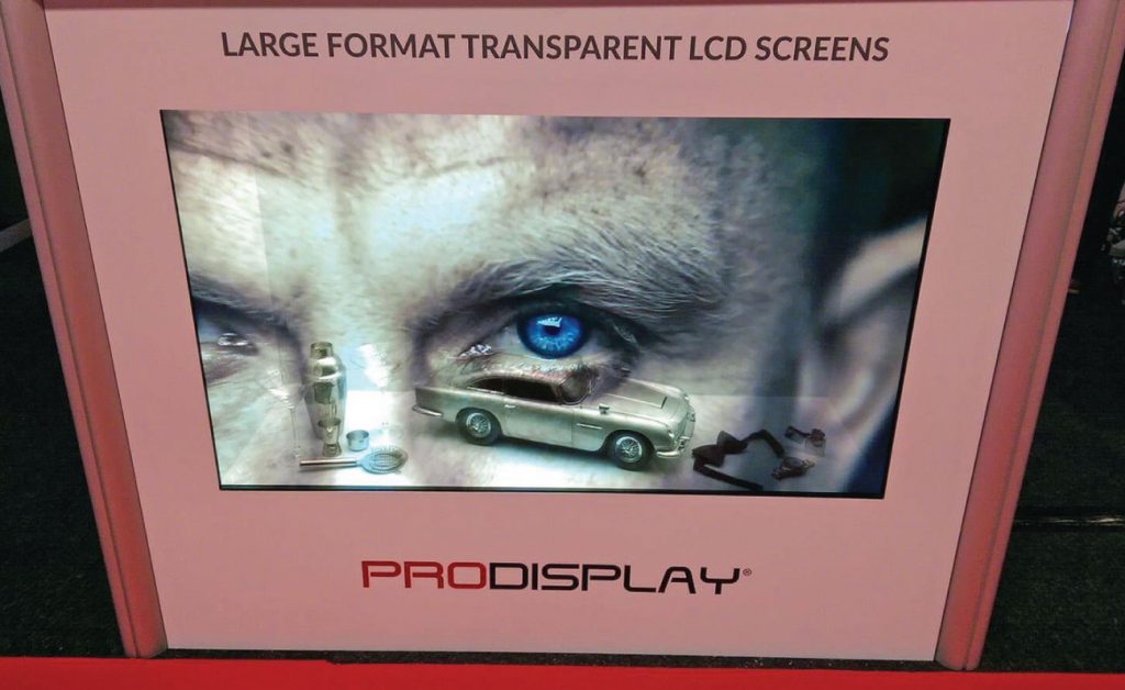 transparent lcd display cases digital signage