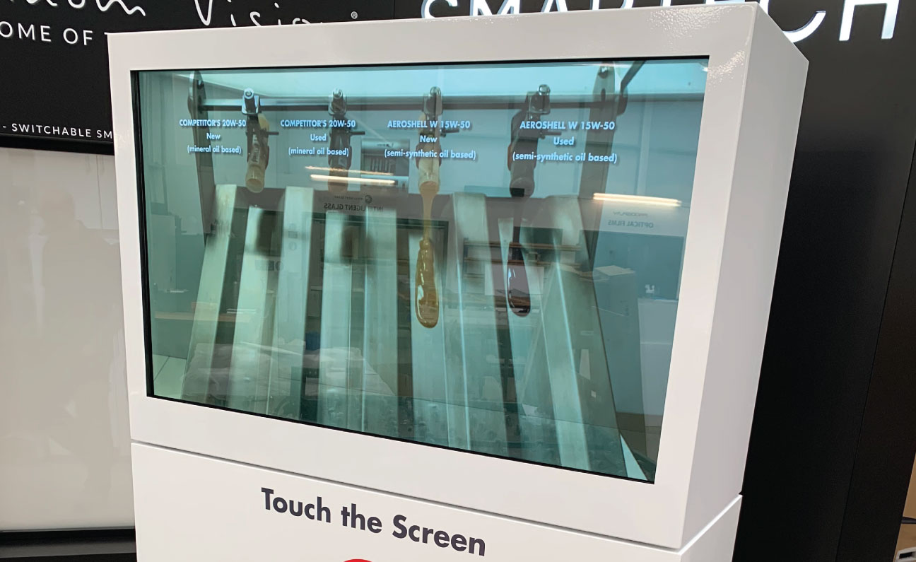 Transparent Touch Screen Technology