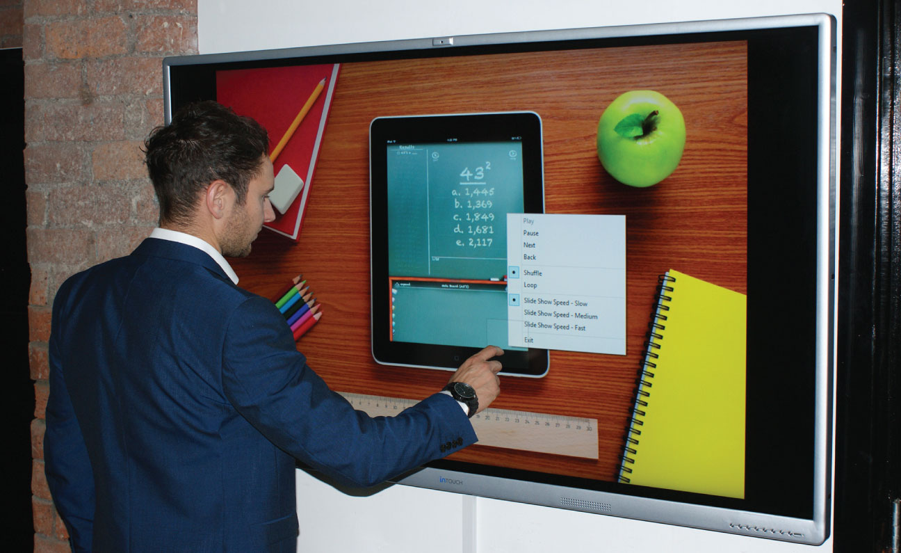 large touch screens