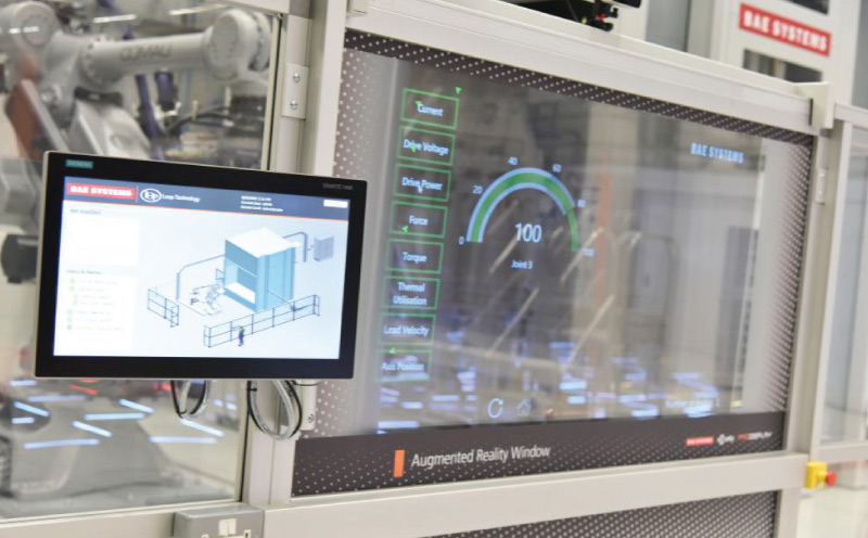 Transparent OLED seen in BAE System’s Factory of the Future