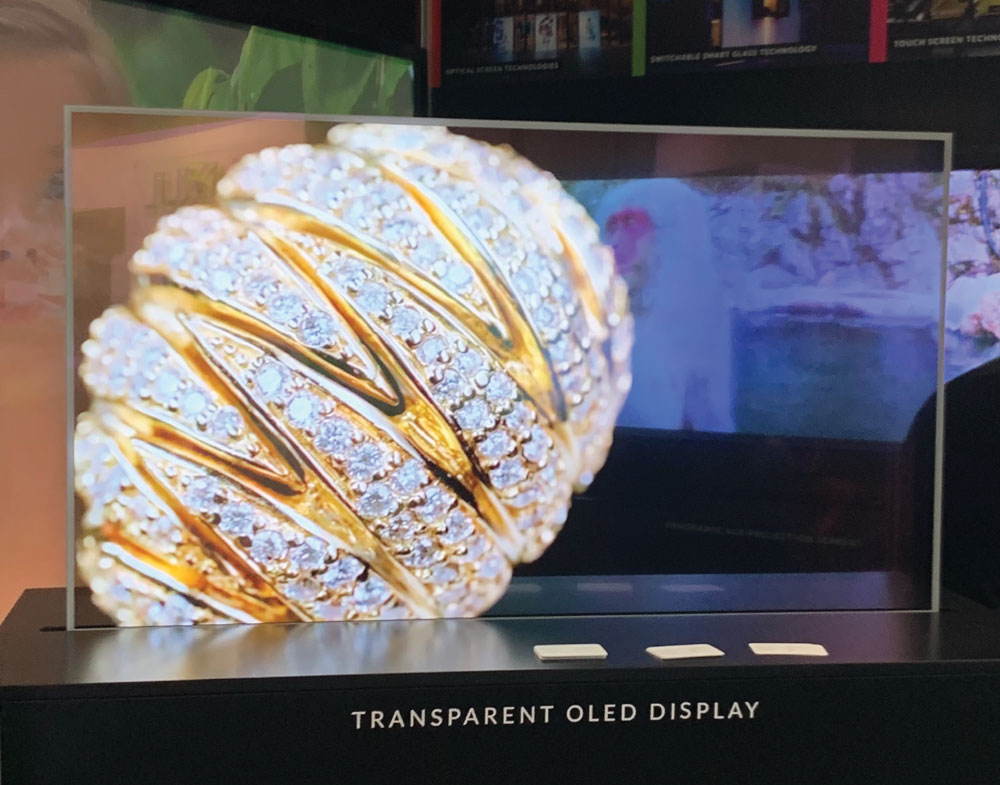 Transparent OLED Integration Panels
