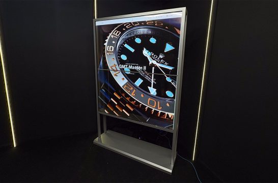 Transparent Screens 8 transparent oled video wall rolex 1