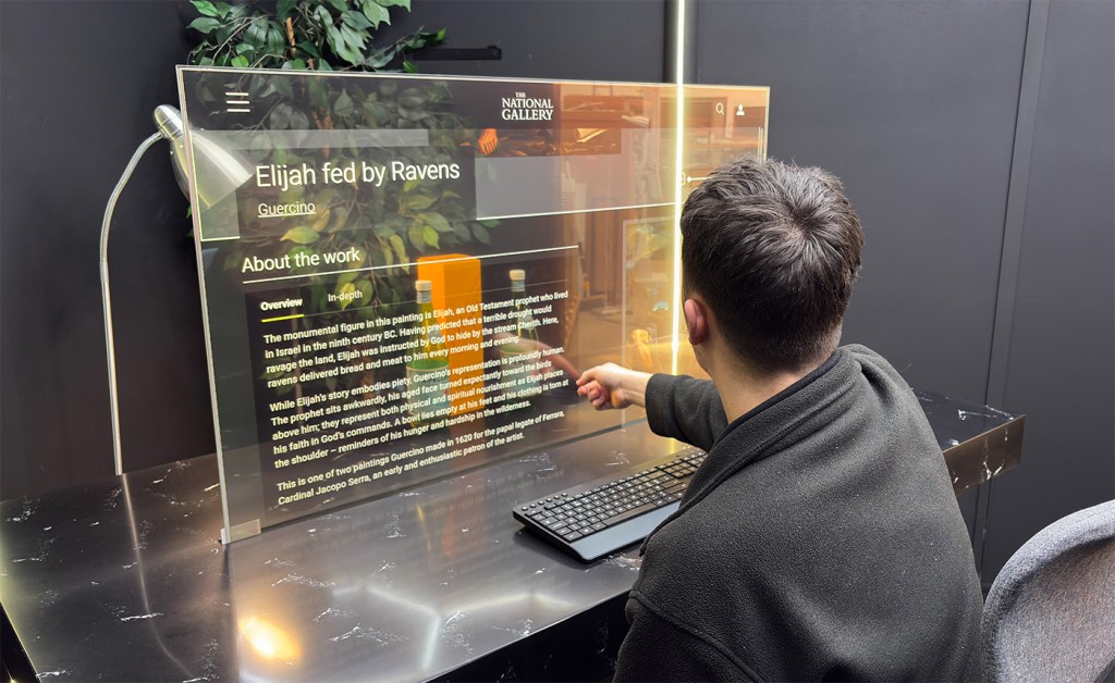 Designer Transparent Touch Screen Table