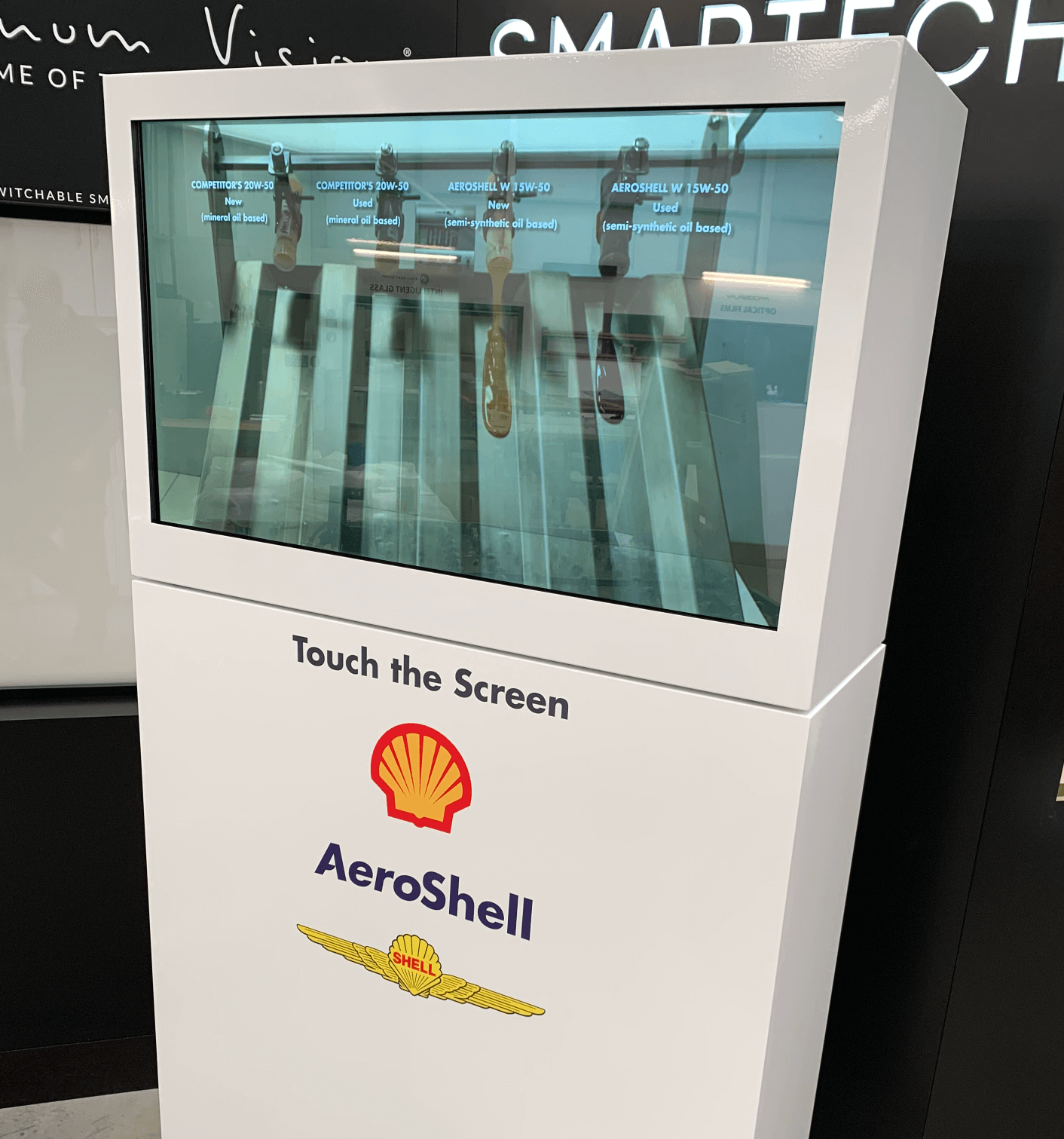 Shell custom exhibit display