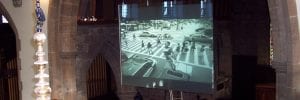 church projection screens- projection solutions for churches