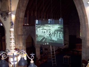 church projection screens- projection solutions for churches