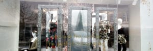 commercial grade mirror screen window displays