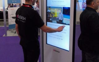 interactive touch kiosk museums