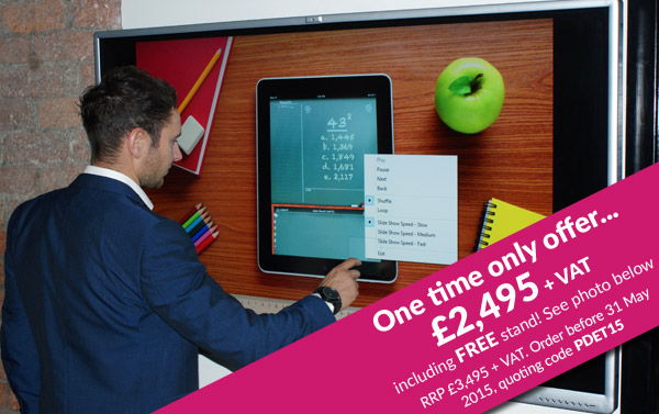 The new 65-inch interactive screen from intouch