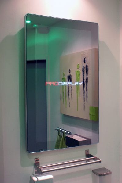 Restroom Mirror Screen
