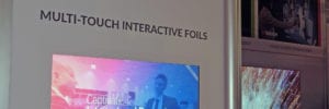Thru Glass Touch Foil at ISE 2016